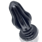 Airhole 1 Finned Buttplug Black Non Vibrating Butt Plugs