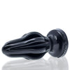 Airhole 2 Finned Buttplug Black Non Vibrating Butt Plugs