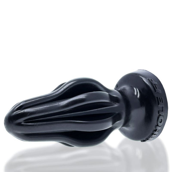 Airhole 2 Finned Buttplug Black Non Vibrating Butt Plugs