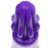 Airhole 1 Finned Buttplug Eggplant Non Vibrating Butt Plugs