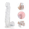 Kennard Dong W Balls Clear L Non Vibrating Butt Plugs