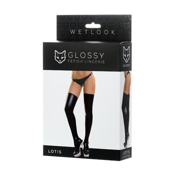 Glossy Wetlook Lotis Stockings