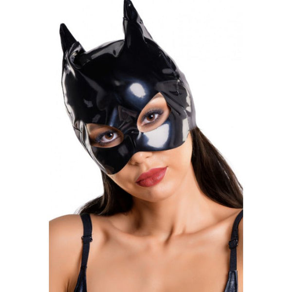 Glossy Wetlook Cat Mask Fetish Masks