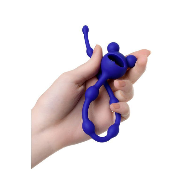 Todo Froggy Anal Chain Navy Blue Anal Balls & Beads