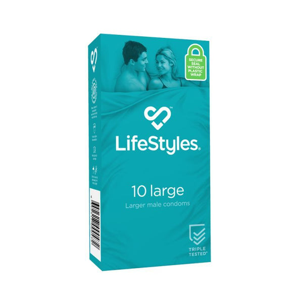 Lifestyles Large Condoms 10 Latex