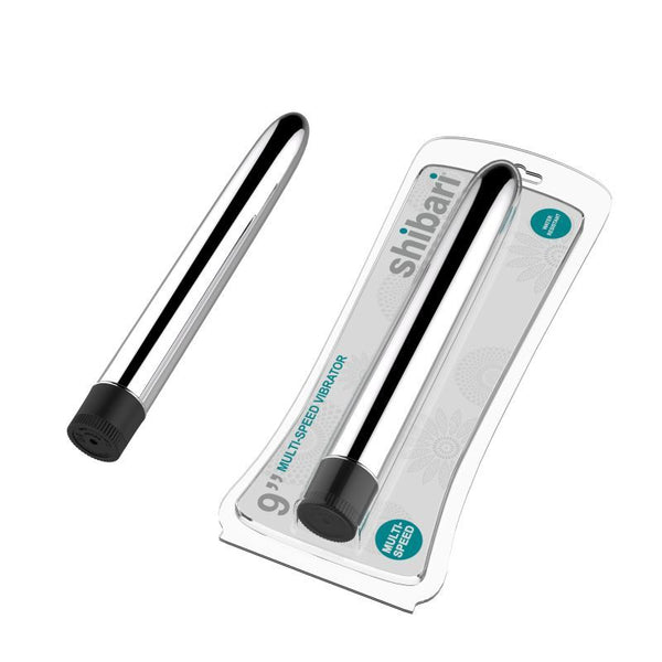 Shibari Multi Speed  9In Silver Classic s