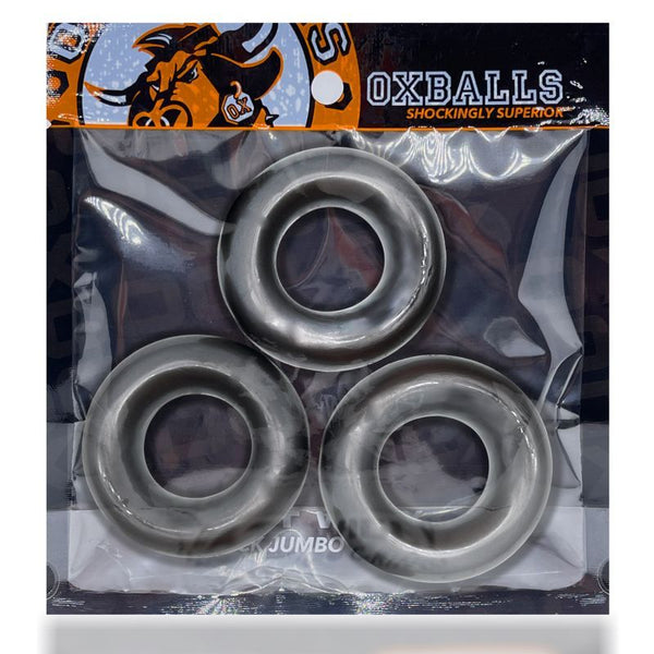 Fat Willy 3 Pc Jumbo rings Black  Rings