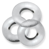 Fat Willy 3 Pc Jumbo rings Clear  Rings