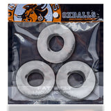Fat Willy 3 Pc Jumbo rings Clear  Rings