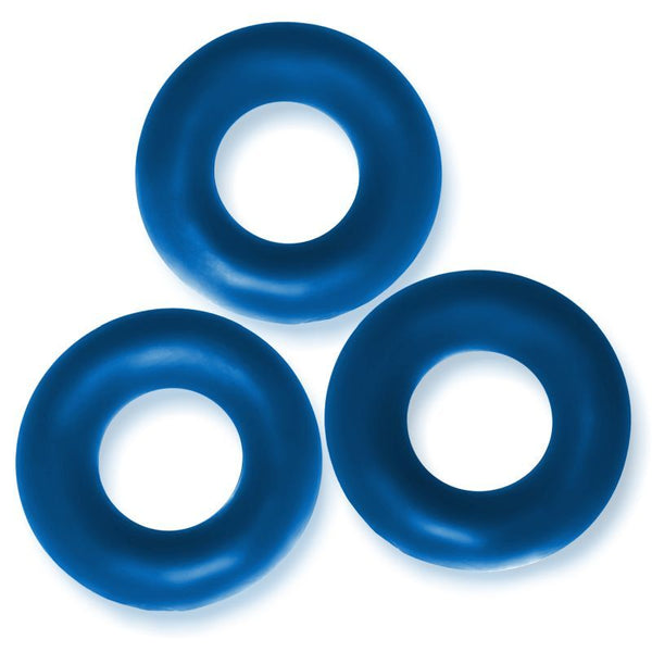 Fat Willy 3 Pc Jumbo rings Space Blue  Rings