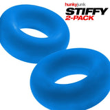 Stiffy 2 Pc Bulge rings By Hunkyjunk Teal Ice  Rings