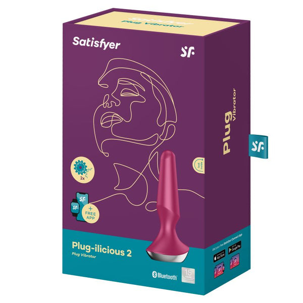 Satisfyer Plug Ilicious 2 Berry Vibrating Butt Plugs