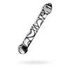 Sexus Glass Dildo Duo Black Swirl 20.5Cm Glass Dildos
