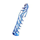Sexus Glass Dildo Blue Helix 18.7Cm Glass Dildos
