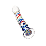 Sexus Glass Dildo Blue Tip 18Cm Glass Dildos