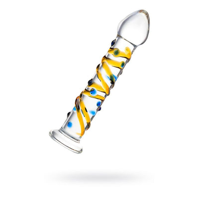 Sexus Glass Dildo Yellow 17.2Cm Glass Dildos