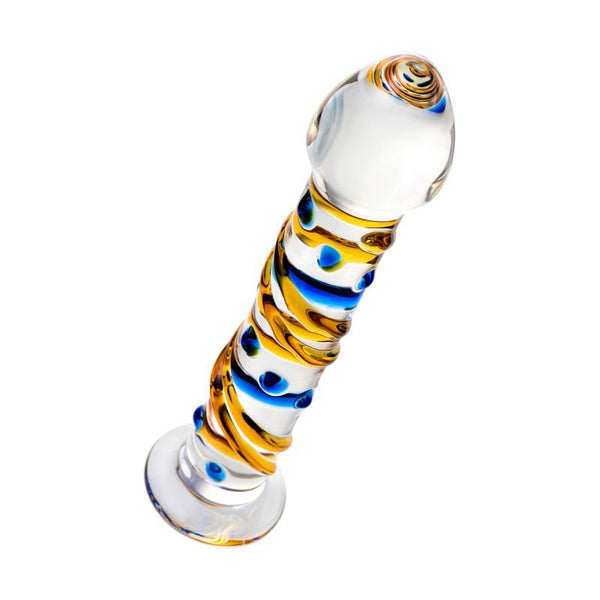 Sexus Glass Dildo Yellow 17.2Cm Glass Dildos