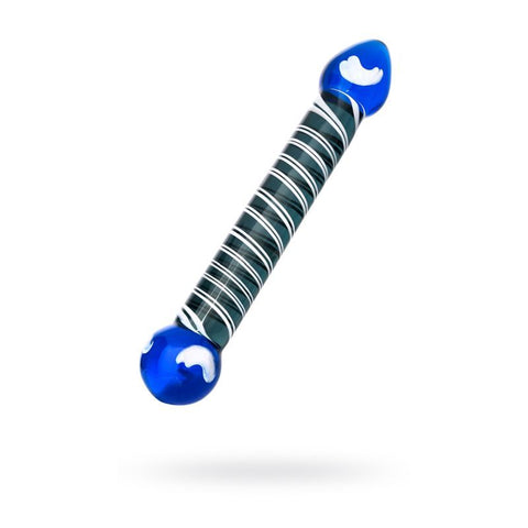 Sexus Glass Dildo Duo Blue 20Cm Glass Dildos