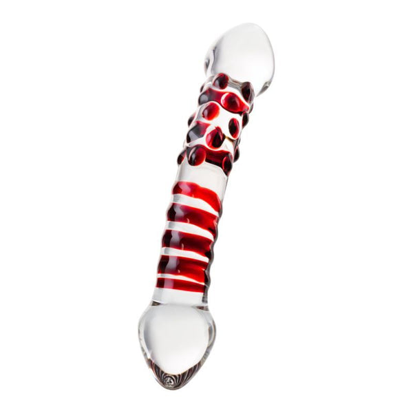 Sexus Glass Dildo Red Delight 19Cm Glass Dildos
