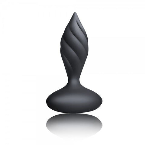Petite Sensation Desire Butt Plug W Remote Black Non Vibrating Butt Plugs