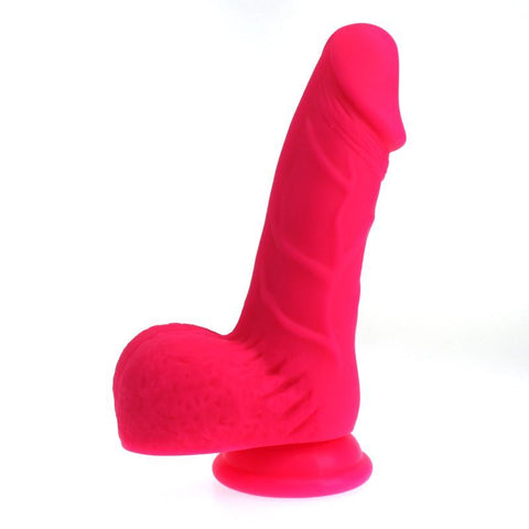 Pedro Thick Realistic  W Balls Pink Realistic Dildos
