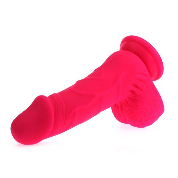 Pedro Thick Realistic  W Balls Pink Realistic Dildos