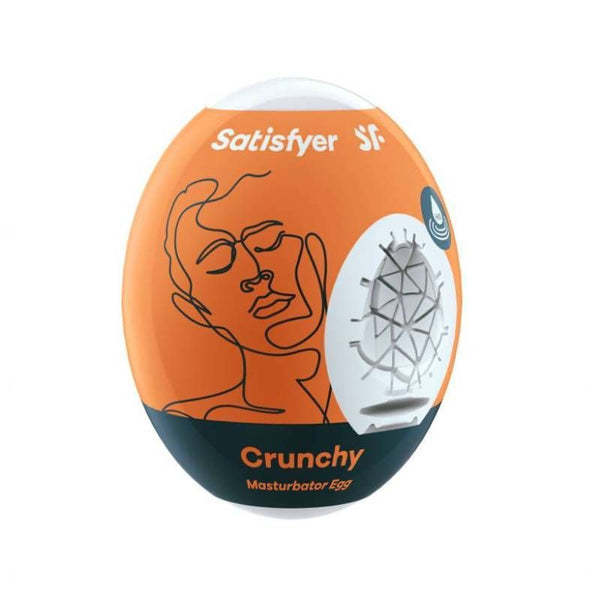 Satisfyer Masturbator Egg Crunchy Textured For Explosive Pleasure Masturbators