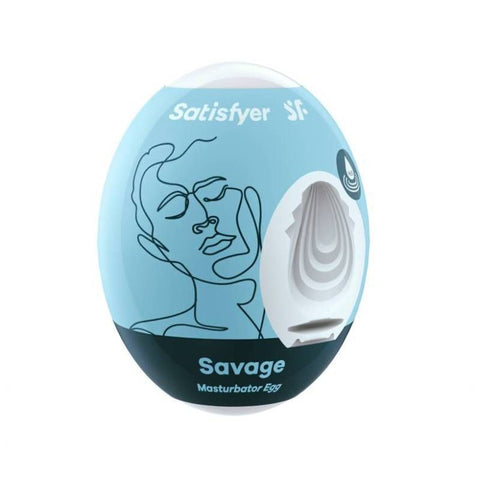 Satisfyer Masturbator Egg Savage Intense Stimulation Anytime Anywhere Masturbators