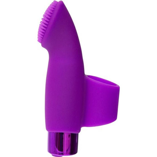 Naughty Nubbies Finger Vibe W Mini Powerbullet Purple Bullets