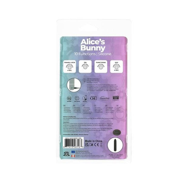 Alices Bunny Rechargeable Bullet W Rabbit Sleeve Pink Rabbit s