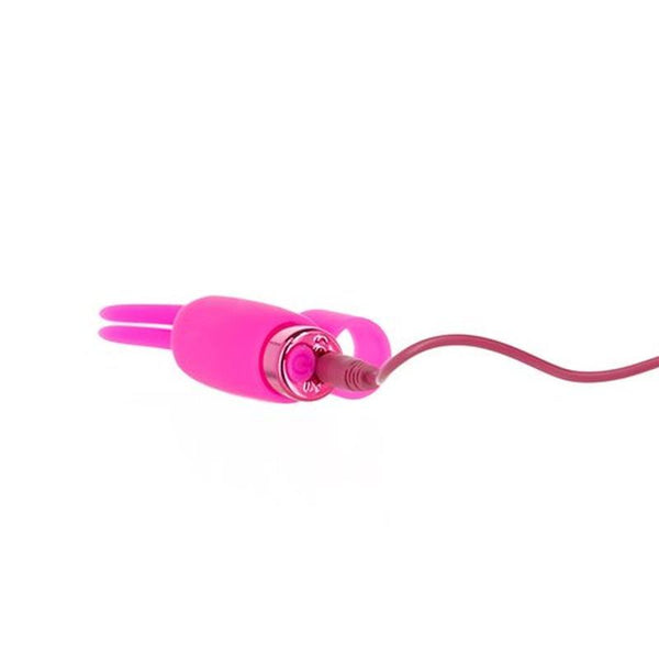 Power Bullet Teasing Tongue W Rechargeable Pink Bullets