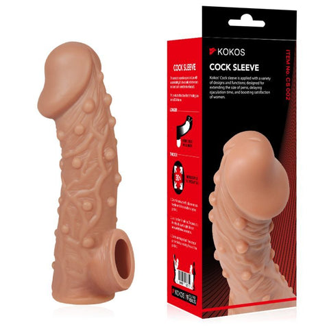Small  Sleeve With Bead Projections Soft Silicone  Enhancer 2  Extenders & Enlargers