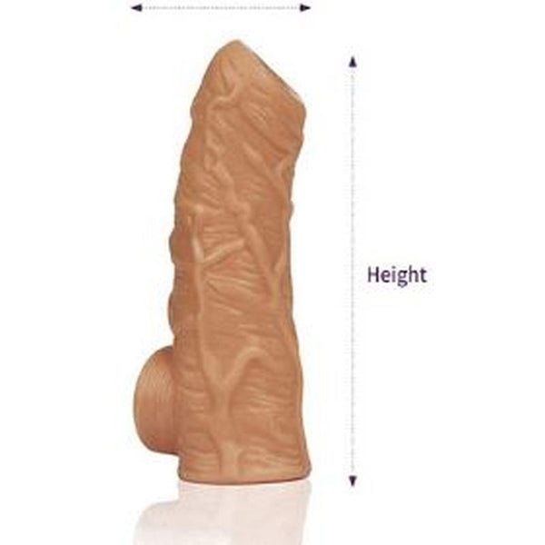 Nude Large  Sleeve Realistic Soft Silicone Enhancer 1  Extenders & Enlargers