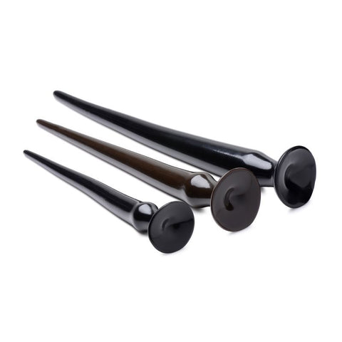 Slim Tapered Anal Hose Training Set Non Vibrating Butt Plugs