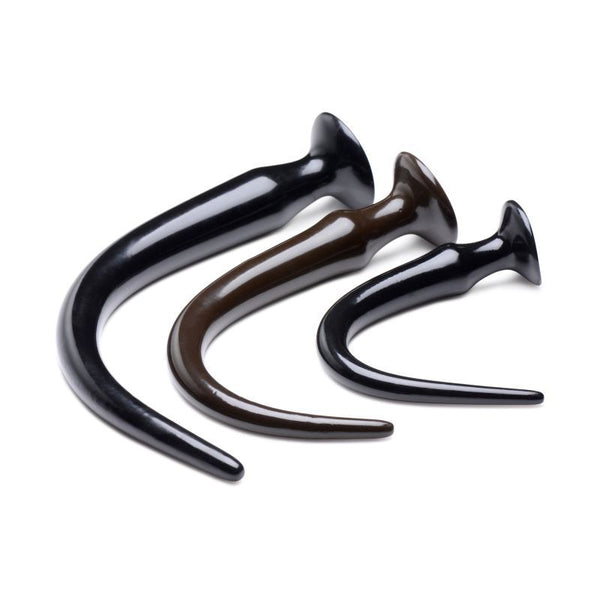 Slim Tapered Anal Hose Training Set Non Vibrating Butt Plugs