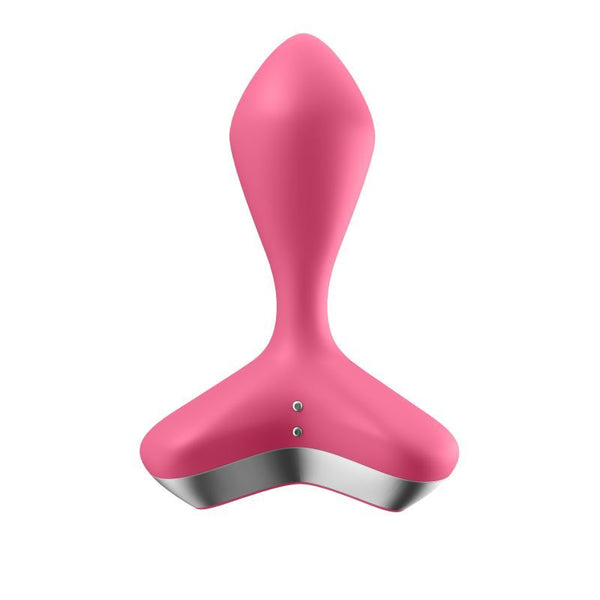 Satisfyer Game Changer Vibrating Anal Plug Pink Vibrating Butt Plugs