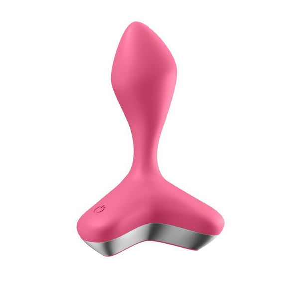 Satisfyer Game Changer Vibrating Anal Plug Pink Vibrating Butt Plugs