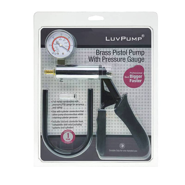 Brass Pistol Pump With Gauge And Hose  Pumps