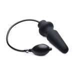 Ass Pand Large Inflatable Silicone Plug Black Non Vibrating Butt Plugs
