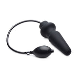 Ass Pand Large Inflatable Silicone Plug Black Non Vibrating Butt Plugs