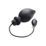 Ass Pand Large Inflatable Silicone Plug Black Non Vibrating Butt Plugs