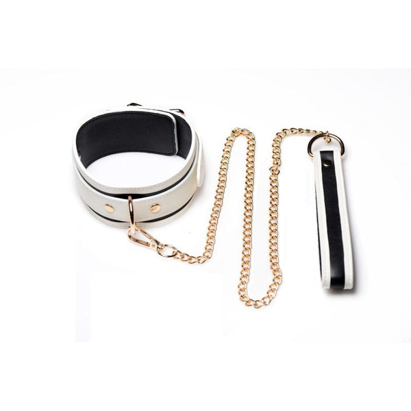 Kink In The Dark Glowing Collar And Lead Fluro Green Restraint Kits & Sets