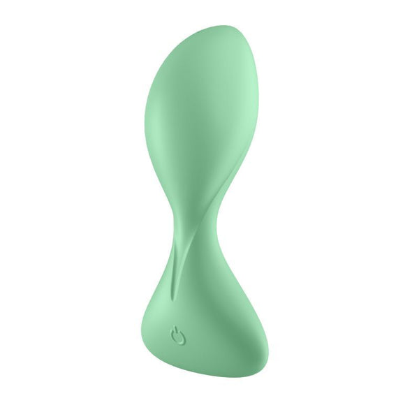 Satisfyer Trendsetter Connect App Vibrating Anal Plug Light Green Vibrating Butt Plugs