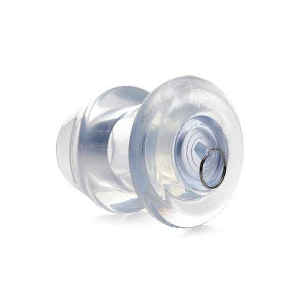 Ass Bung Clear Hollow Anal Dilator 4" X Large Non Vibrating Butt Plugs