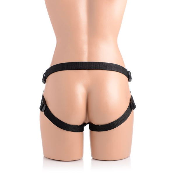 Brazen 8" Silicone Dildo W Harness Flesh Strap Ons