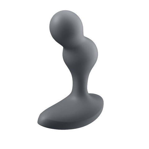 Satisfyer Deep Diver Vibrating Connect App Anal Plug Grey Vibrating Butt Plugs
