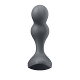Satisfyer Deep Diver Vibrating Connect App Anal Plug Grey Vibrating Butt Plugs