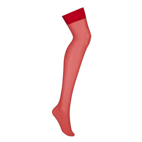 S800 Sheer Red Stockings