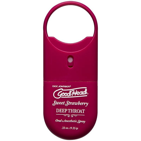 Goodhead To Deep Throat Spray Sweet Strawberry 9Ml Sexual Remedies & Supplements