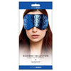 Whip Smart Diamond Blindfold Blue Whips